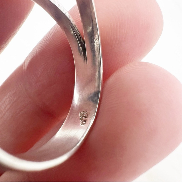 Blue Kyanite Ring Size 8 Sterling Silver 925 Vintage Southwest Style - Picture 9 of 9